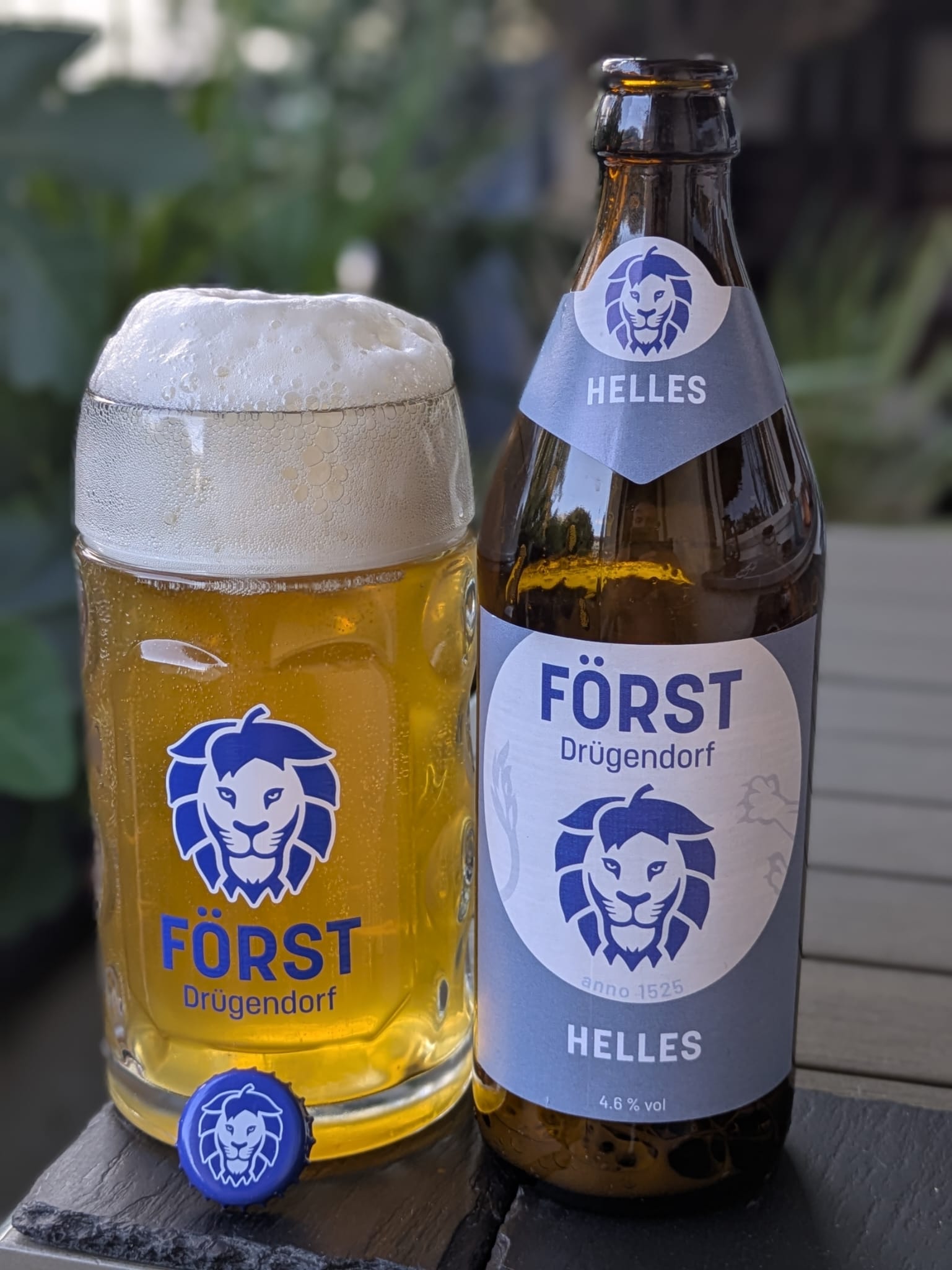 Bierprobe Helles der Brauerei Först von FrankenBierFreund