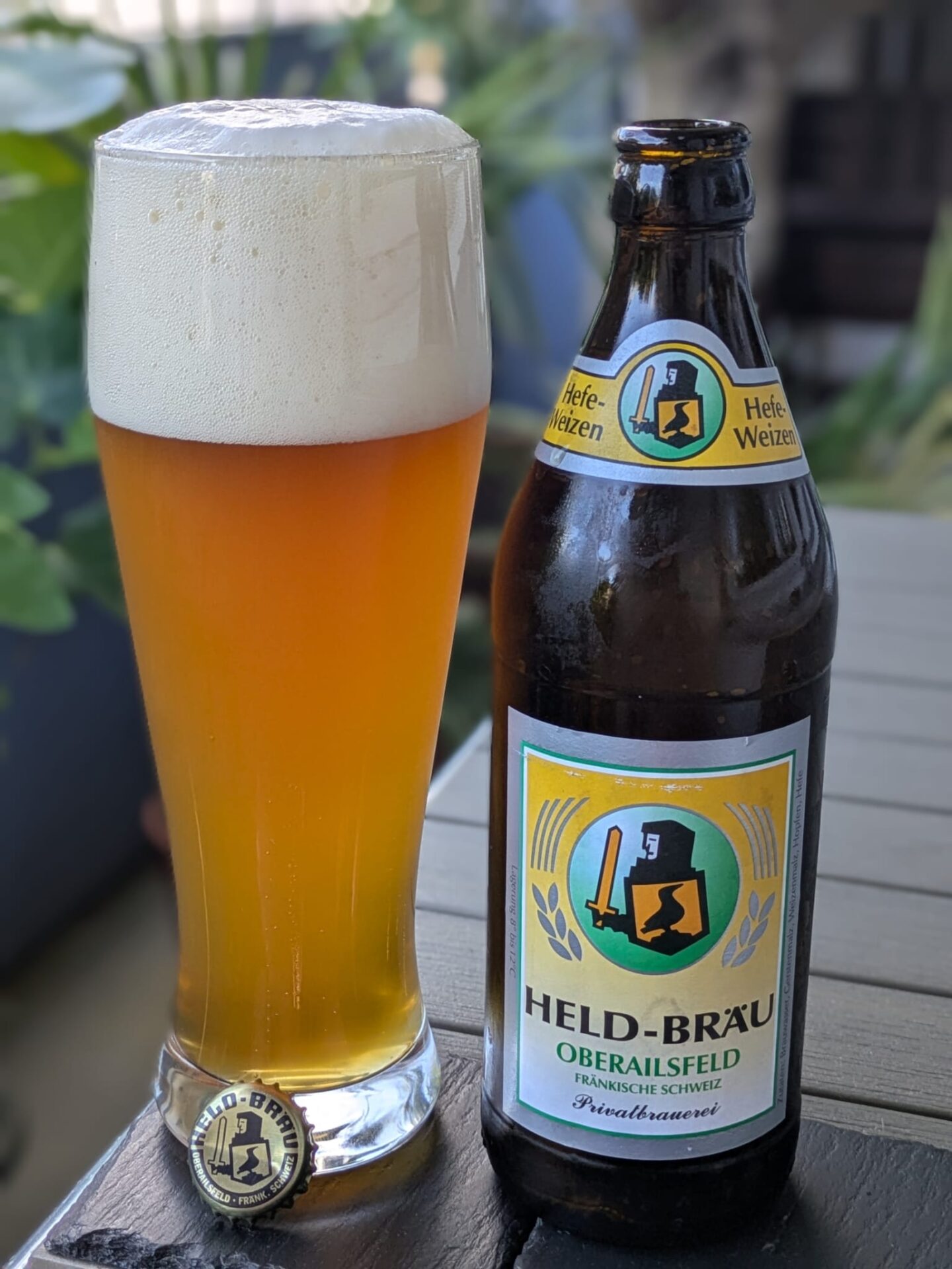 #576: Das Hefe-Weizen von Held-Bräu aus Oberailsfeld in der Fränkischen Schweiz