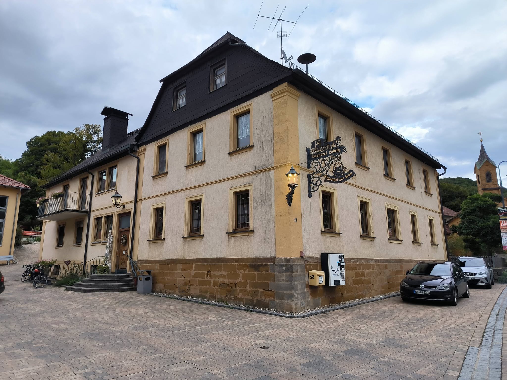 Biergarten der Brauerei Hönig von FrankenBierFreund
