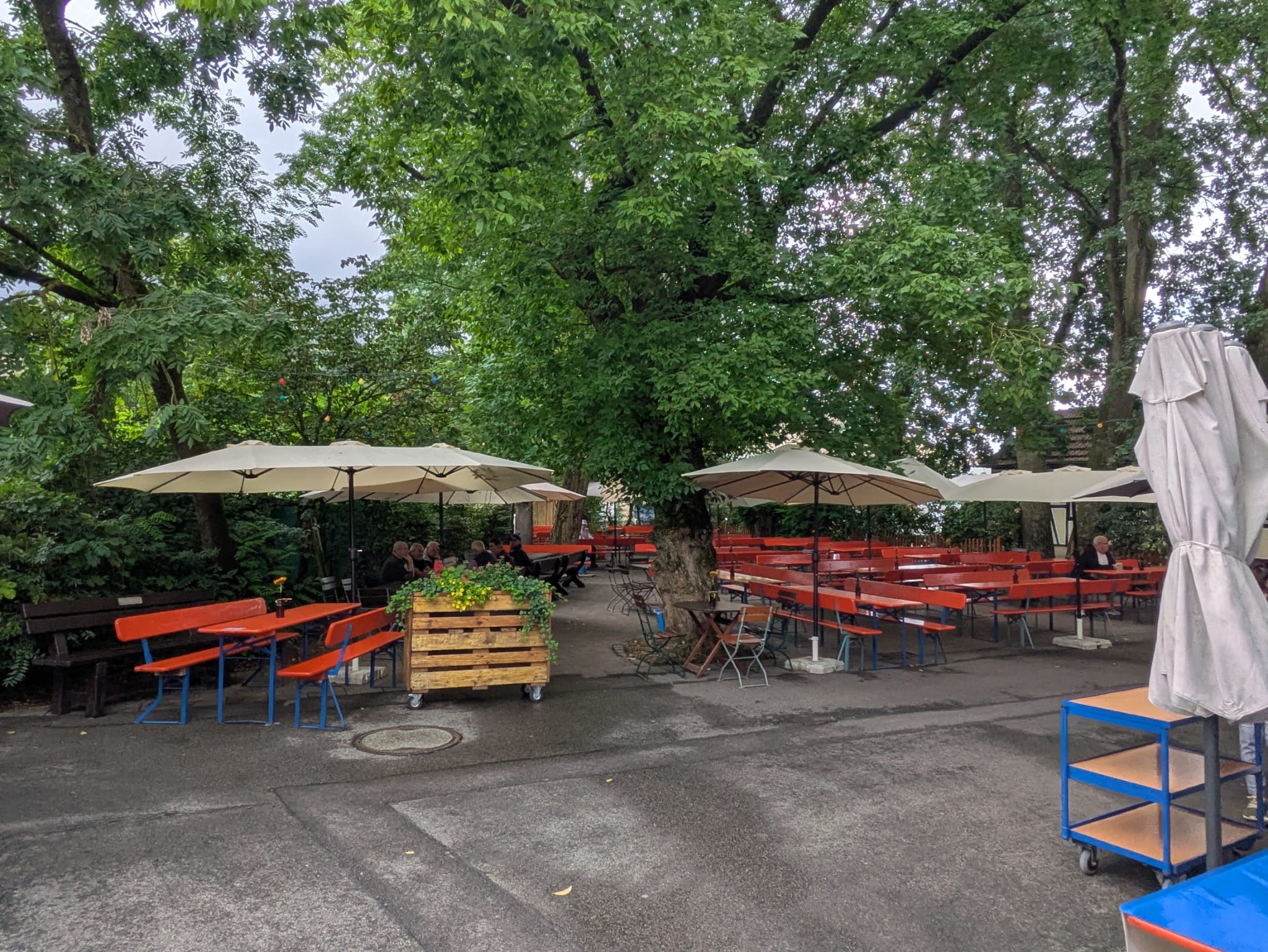 Biergarten der Brauerei Wagner von FrankenBierFreund