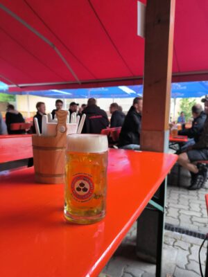 Biergarten der Brauerei Himmel von FrankenBierFreund