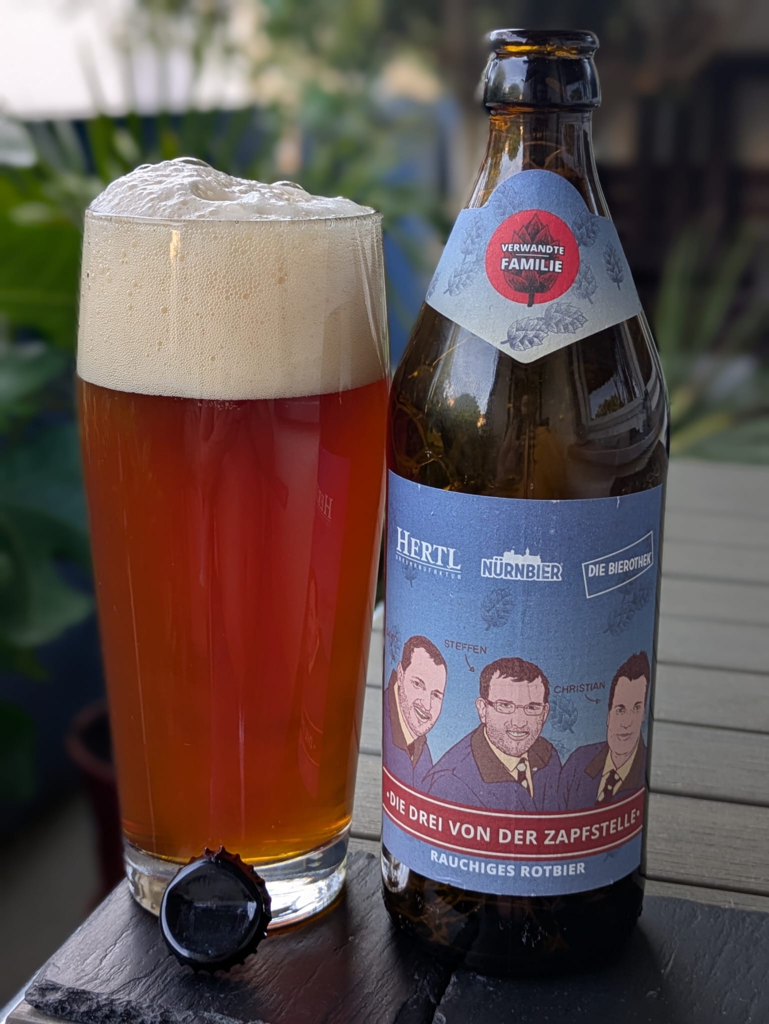Bierprobe Die Drei von der Zapfstelle der Braumanufaktur Hertl von FrankenBierFreund