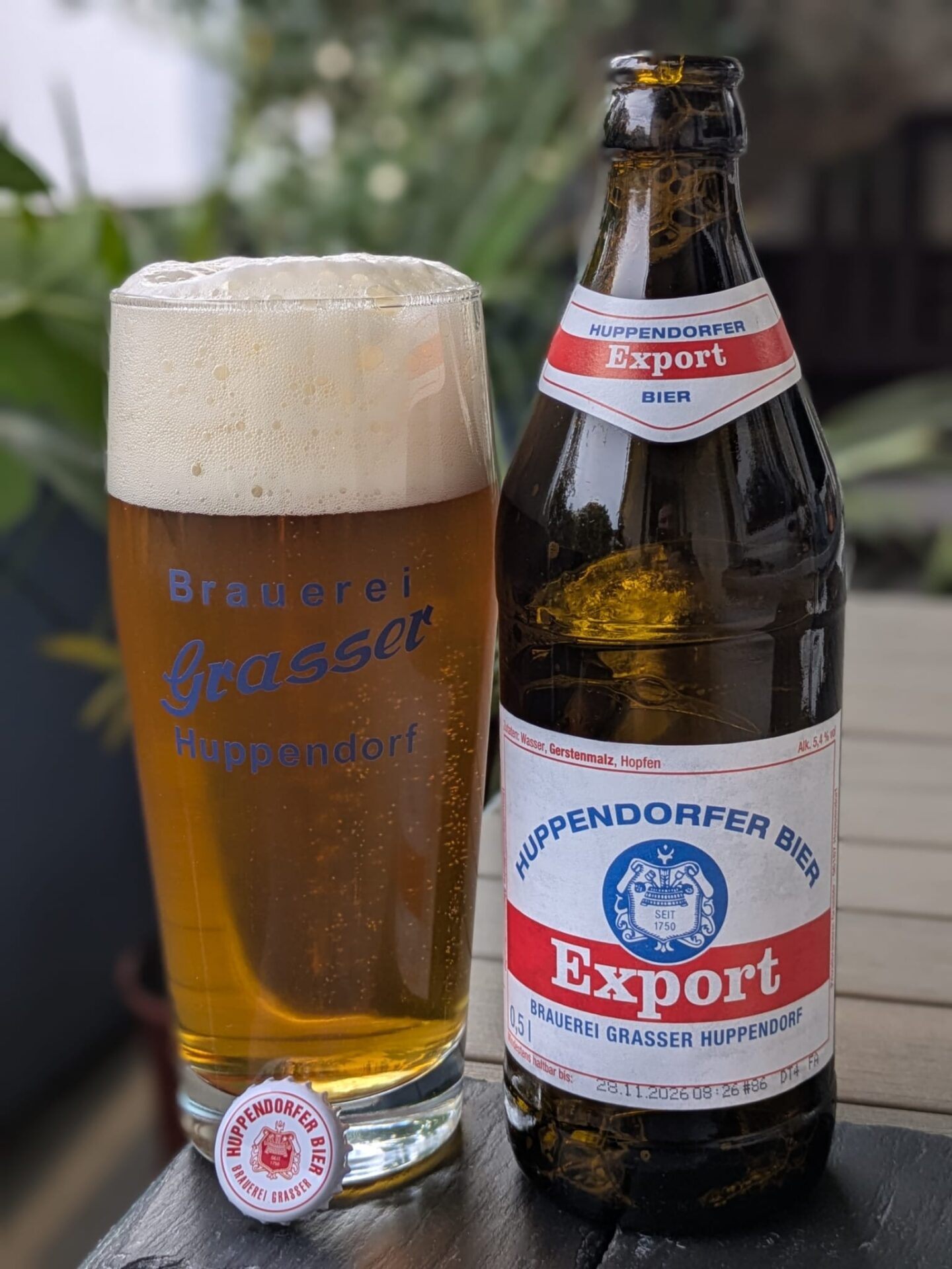 #587: Das Huppendorfer Export der Brauerei Grasser aus Huppendorf in der Fränkischen Schweiz