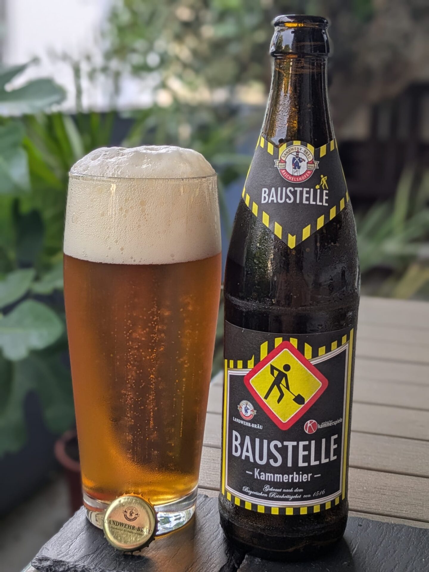 #579: Das Baustelle Kammerbier von Landwehr Bräu aus Reichelshofen in Mittelfranken