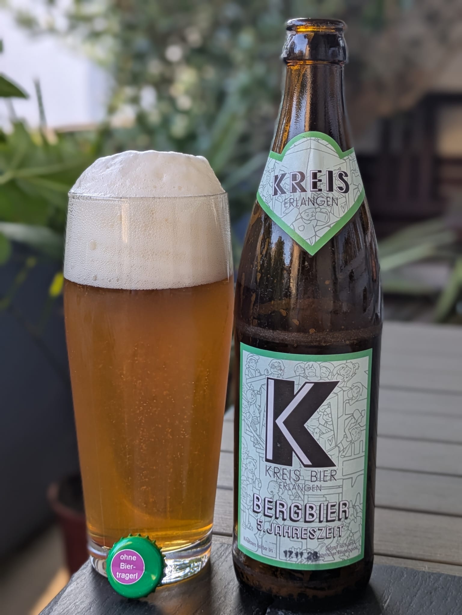 Bierprobe Bergbier 5. Jahreszeit von Kreis Bier von FrankenBierFreund