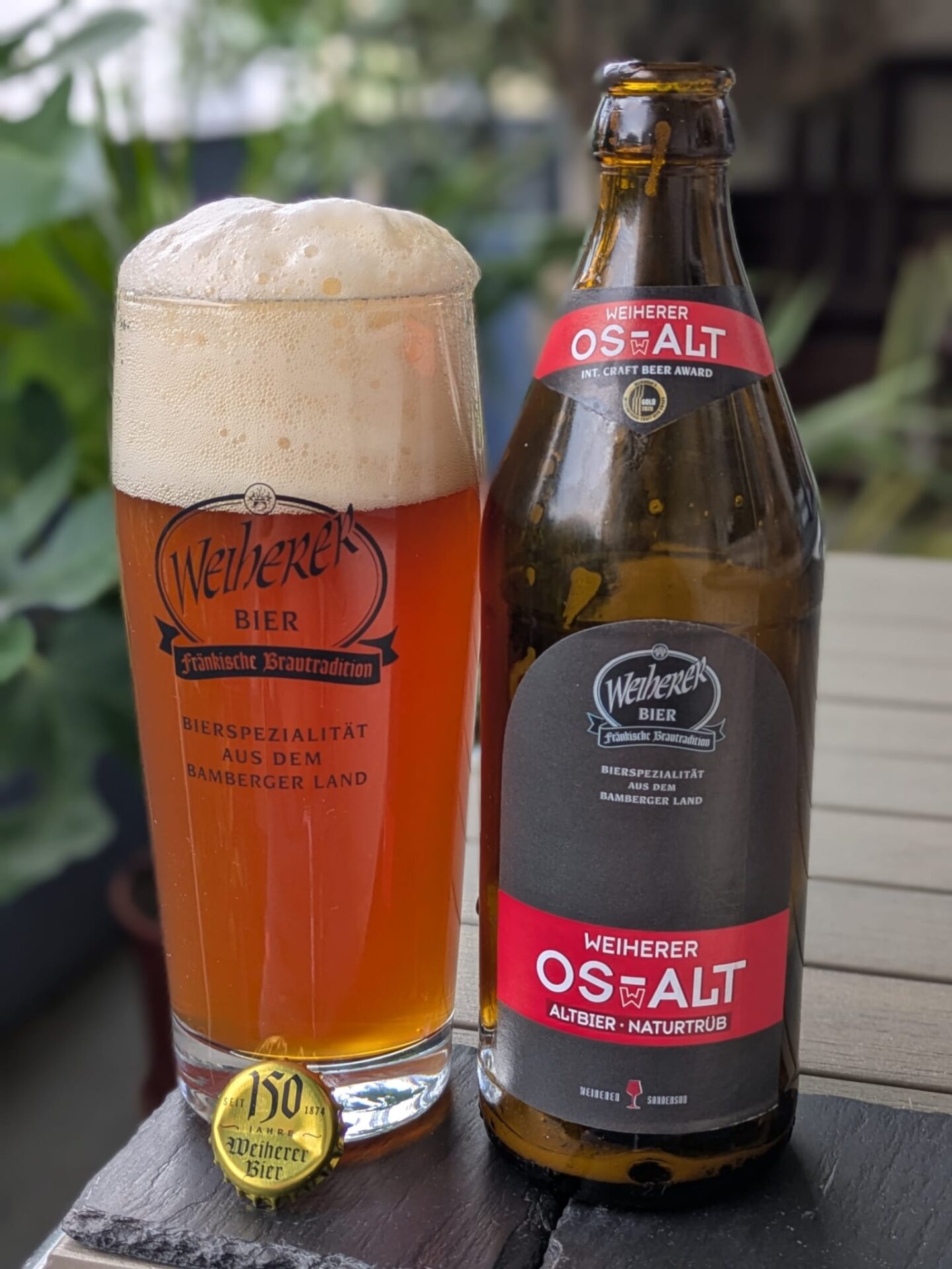 Mein 600stes fränkisches Bier: Das Weiherer OSw-Alt der Brauerei Kundmüller aus Weiher in Oberfranken